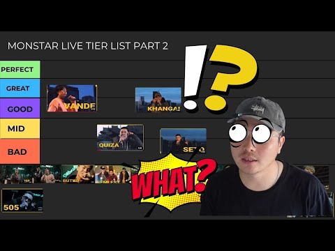Monstar LIVE Session • VOL 2 EPIC REACTION and TIER LIST