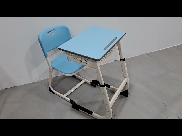 طقم طاولة و كرسي أطفال لون أزرق