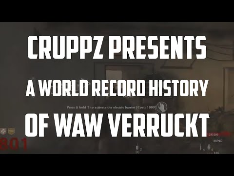 A World Record History Of The Hardest Map in WaW Zombies