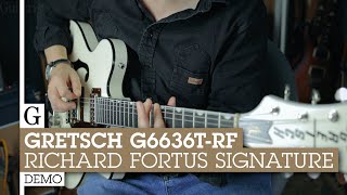 Video thumbnail for Gretsch G6636T-RF Richard Fortus Signature Falcon Demo by Guitarist
