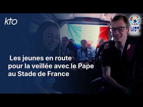 Les jeunes en route pour la veillée avec le Pape au Stade de France