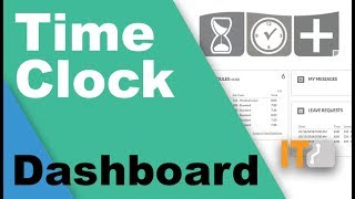 TimeClock Plus - Employee Navigating Dashboard