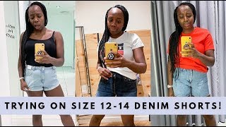 Come Shopping With Me For Denim Shorts! Size 12-14 | Kristabel