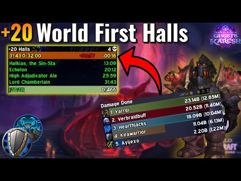 World First +20 Halls of Atonement After Changes! | Protection Warrior PoV!