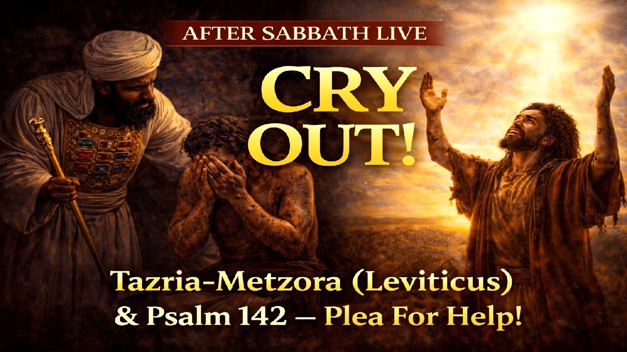 After Sabbath LIVE | Tazria-Metzora (Leviticus) & Psalm 142 — Plea For Help!