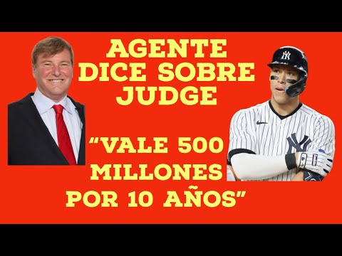 AARON JUDGE 500 MILLONES EN 10 AÑOS