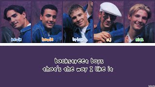 Backstreet Boys | That's The Way I Like It | Color Coded Lyrics