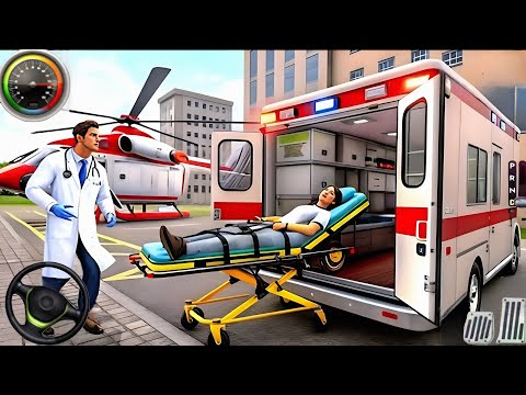 Ambulance City Rescue Simulator 3D Game -911 Us Emergency Ambulance Driving Gameplay... 