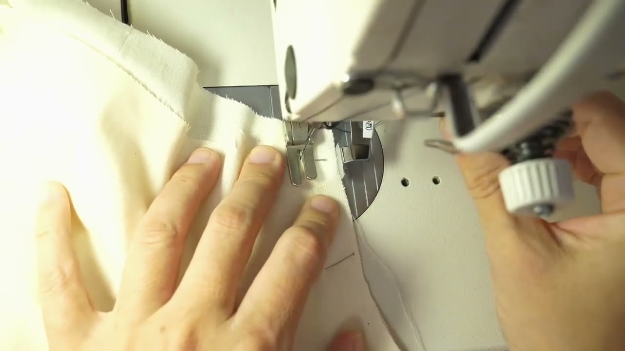 【洋裁の学校】おうちで洋裁７６８　ラウンドヨークブルゾン　シーチング縫製１