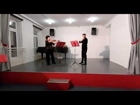 Duo-Abend der Violinklasse Parwaneh Haderer - J. F. Mazas: "Sonate op. 60 nr. 1"