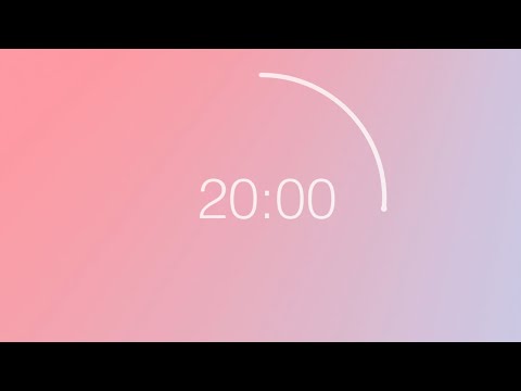 20 minute countdown timer - Pastel Color Wheel background