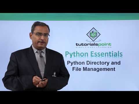 Python Directory and File Management