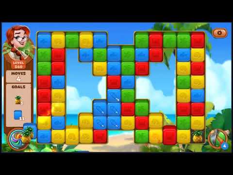 Lost Island Blast Adventure Level 540 - NO BOOSTERS 🏝️ | SKILLGAMING ✔️