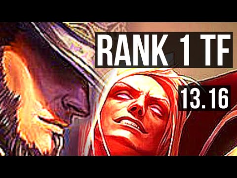 TWISTED FATE vs VLADIMIR (MID) | Rank 1 TF, 6/1/8 | TR Challenger | 13.16