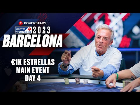 EPT BARCELONA 2023: €1K ESTRELLAS MAIN EVENT – DAY 4 ♠️ PokerStars