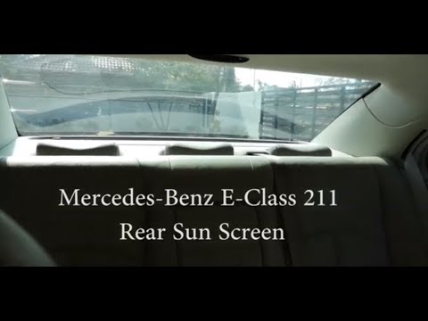 Mercedes-Benz E-Class W211 Rear Sun Screen Roll Roller Blind Visor Shade