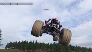 Play with a simulator where 4WD off-road cars run fast "DRAG"