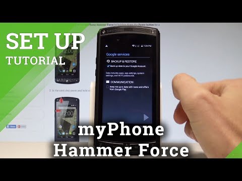 How to Add Google Account in myPhone Hammer Force - Set Up Google Account |HardReset.Info