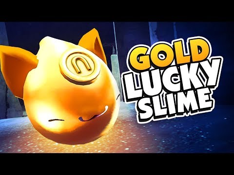A LUCKY SLIME ATE A GOLD PLORT - Slime Rancher Gold Largo Mod