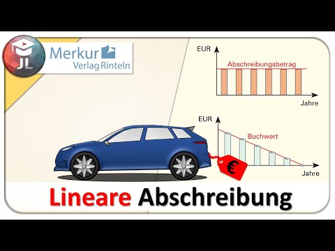 Calculate and post linear depreciation