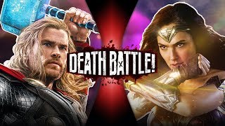 Thor VS Wonder Woman (Marvel VS DC Comics) | DEATH BATTLE!
