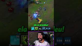 DEU BUG NA CABEÇA DA ANIVIA NESSA FUGA!!! KKKKKKKKKKKKKK🤣😱#festinhadorodil #leagueoflegends #lol