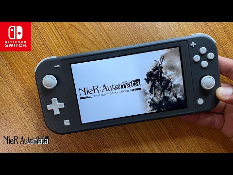NieR: Automata The End of YoRHa Edition Nintendo Switch Lite Gameplay