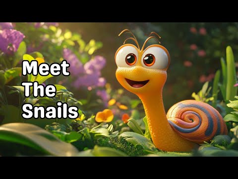Meet the Snails! Fun animal adventure and learning for kids