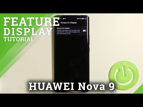 How to Turn On Always on Display on HUAWEI Nova 9 - Enable AOD