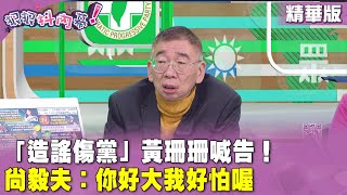 [討論] 「造謠傷黨」#黃珊珊 喊告！#尚毅夫:好怕