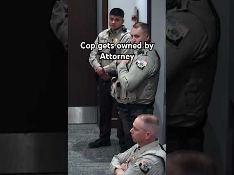 Cop get OWNED by Lawyer #attorney #lawyer #investigation