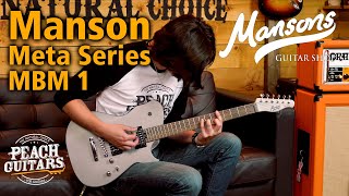Video thumbnail for SUPERMASSIVE TONE | Manson X Cort Guitars! Manson Meta Series MBM 1 Matthew Bellamy Signature Guitar by Peach Guitars