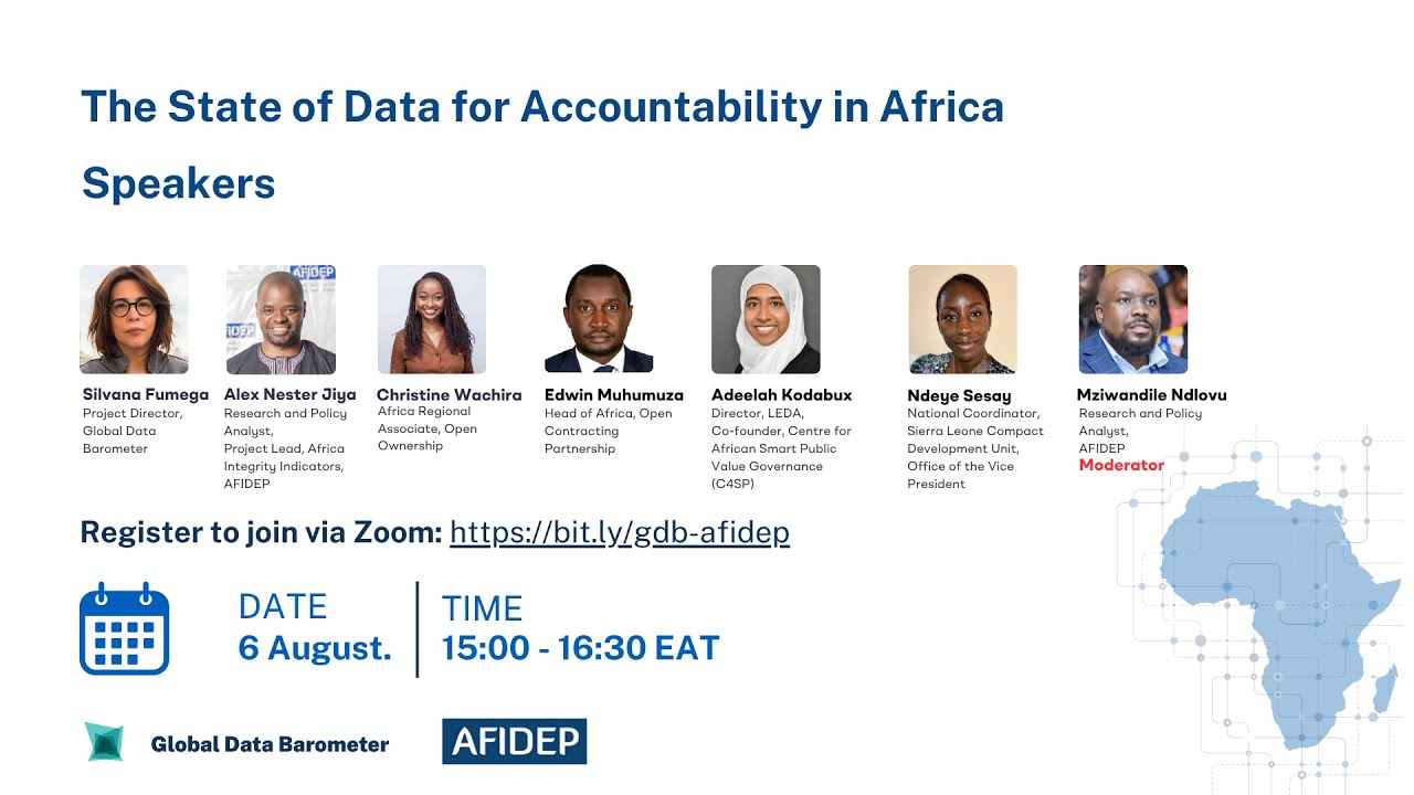The State of Data for Accountability in Africa | Global Data Barometer & AFIDEP Webinar