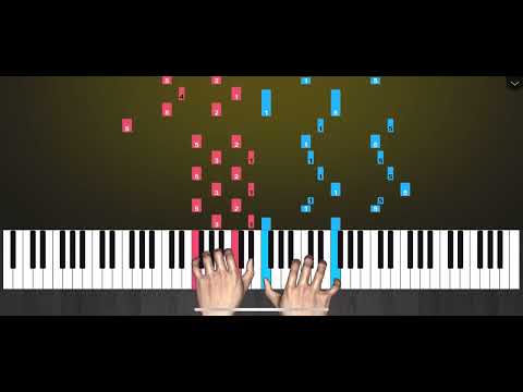 A Comme Amour | Waterfall Version | piano tutorial | (50% speed)