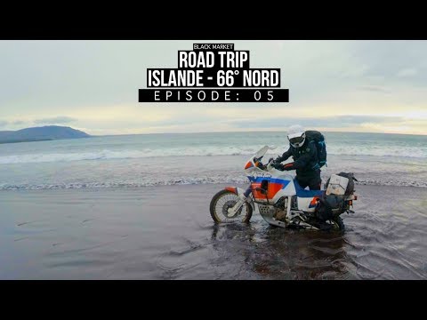 BLKMRKT - la mer a failli emporter mon Africa Twin !!  - [ISLANDE 66° NORD EP05]
