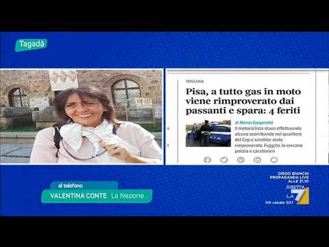 Pisa, ragazzo in moto spara: 4 feriti