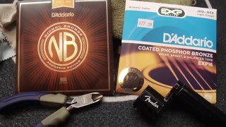 D'addario Nickel Bronze Acoustic Guitar Strings Review