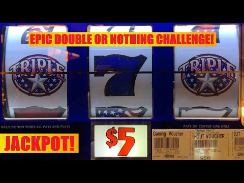 Jackpot handpay! $100 double or nothing slot method pays off! 