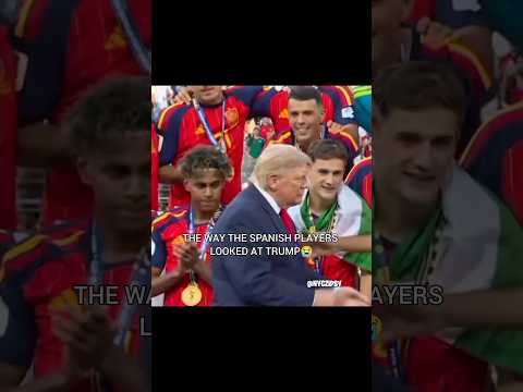 bro didn't want to leave #spain #donaldtrump #worldcup #fifa #fyp
