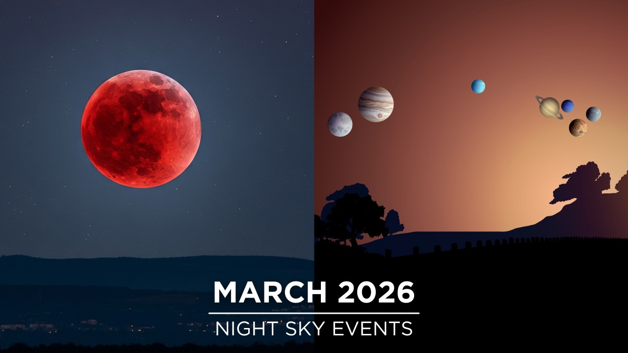 Don't Miss These Astronomy Events in March 2026 | Lunar Eclipse | Meteor Shower