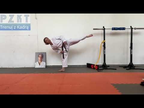 Trenuj z Kadrą - PZKT - Maria Depta - Ura Mawashi Geri - Karate Tradycyjne