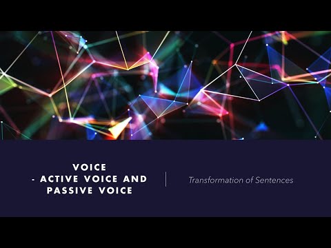 Voice in English Grammar I Dr Papori Barooah