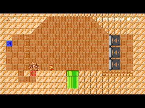 Desert Depths by Vin1995 🍄 Super Mario Maker 2 🍄 No Commentary AAG