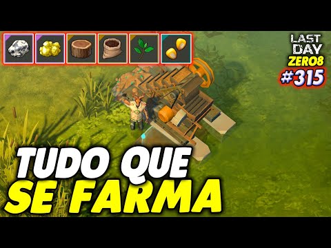 TUDO QUE SE FARMA NA FLORESTA DO PANTANO VERMELHA - LAST DAY DO ZERO 8 #315