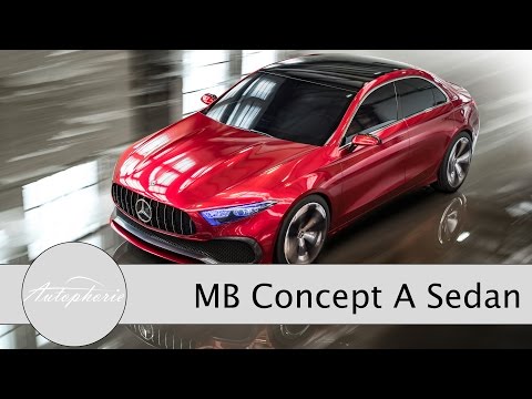 Weltpremiere Mercedes-Benz Concept A Sedan / Vorschau auf A-Klasse Limousine - Autophorie
