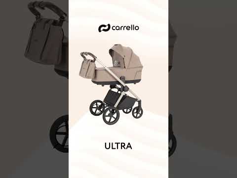 Коляска универсальная 3в1 Carrello Ultra CRL-6527 (2в1) Silk Grey + Автокресло Carrello Vega CRL-14101 Absolute Black - фото 2 - id-p3044268564