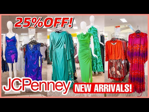 👗JCPENNEY SALE NEW DRESS 25%OFF‼️CASUAL SUNDAY DRESS MIDI DRESS & MORE‼️SHOP WITH ME♥︎
