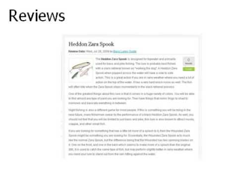 Bass Lures Guide - cool fishing stuff