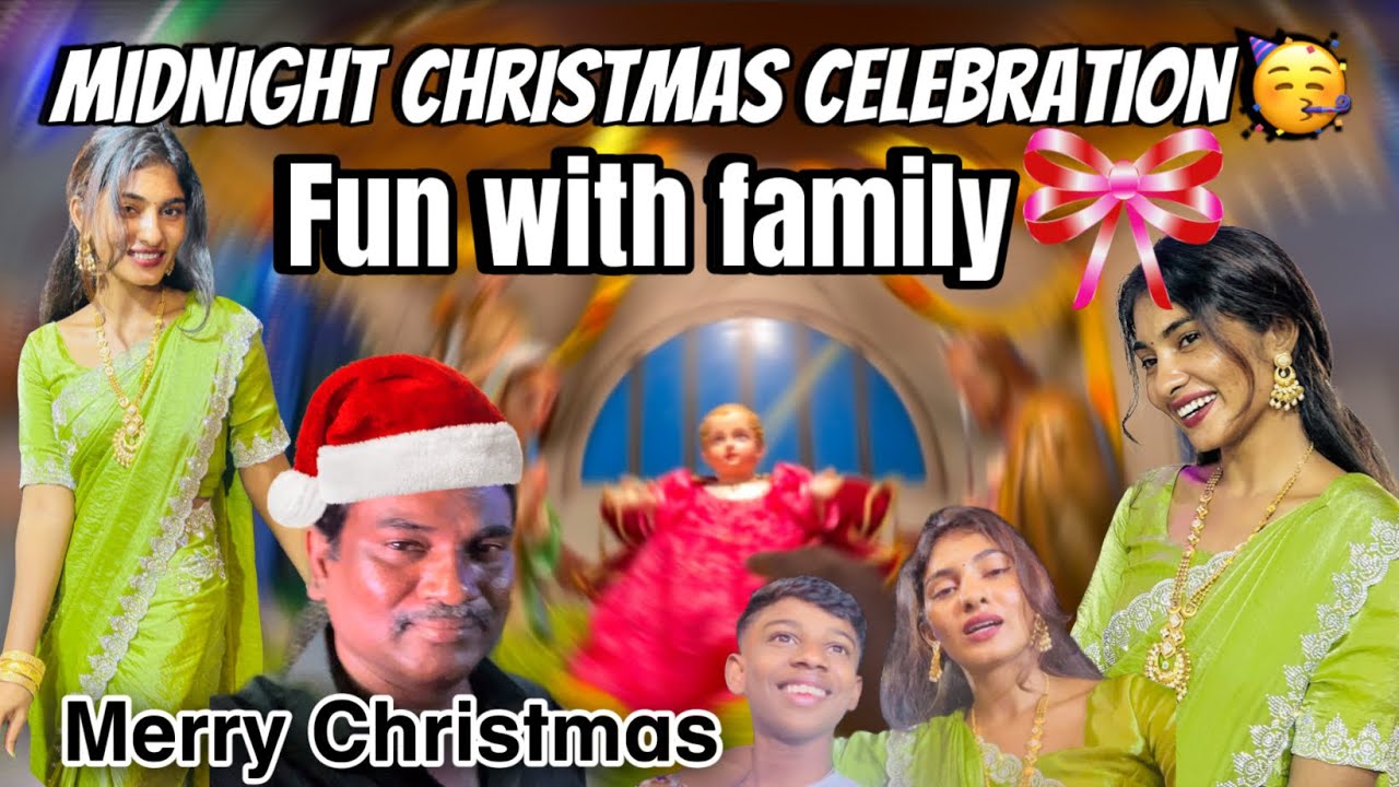 MIDNIGHT CHURCH MASS & Christmas CELEBRATION vlog ♥️ | TUTY CAROLS ❤️‍🔥🪩🔥 | #hinanbargale