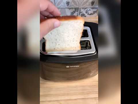 первый запуск тостера vitek